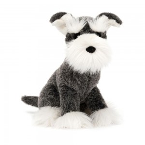 Animaux De Compagnie Jellycat Peluche Lawrence Schnauzer,26cm x 15cm x 18cm Grise | 49032-SKCB