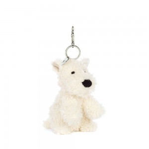 Animaux De Compagnie Jellycat Peluche Munro Scottie Dog,16cm x 6cm x 5cm Blanche | 51369-IGAP