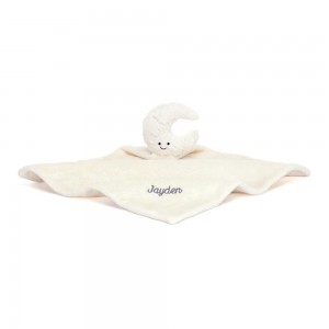 Bébé Jellycat Amuseables Moon,10cm x 34cm x 34cm Blanche | 59043-WPTZ