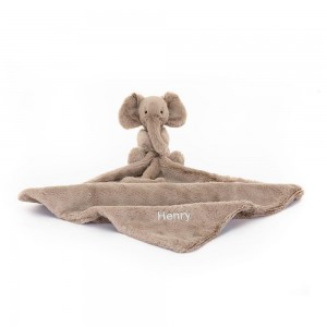 Bébé Jellycat Smudge Elephant,15cm x 34cm x 34cm Grise | 39241-UWVY
