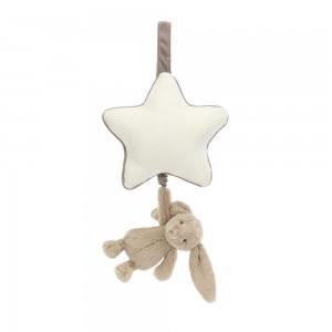 Cadeaux Pour Bébé Jellycat Bashful Bunny Musical Pull,30cm x 20cm x 6cm Beige | 86431-PCUH