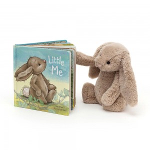Cadeaux Pour Bébé Jellycat Little Me and Bashful Bunny Medium23cm x 9cm x 20cm Beige | 73051-ZWEI