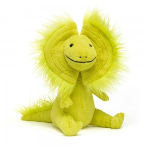 Cadeaux Pour Bébé Jellycat Peluche Davey Dilophosaurus,27cm x 12cm x 24cm Vert | 61059-PEUR