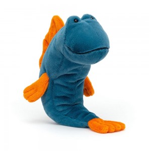 Cadeaux Pour Bébé Jellycat Peluche Mack Mudskipper,23cm x 9cm x 20cm Bleu | 49076-CLZK