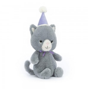 Chat Jellycat Peluche Jollipop,8.7in x 3.5in x 3.1in Grise | 58071-JNDH