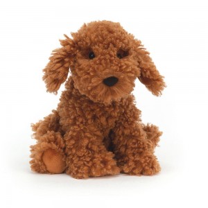 Chien Jellycat Peluche Cooper Doodle Dog,9.8in x 7.9in x 5.1in Marron | 61290-CJPV
