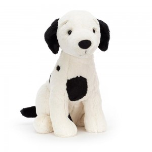 Chien Jellycat Peluche Harper Pup,15in x 8.7in x 7.9in Blanche | 63751-WEGB
