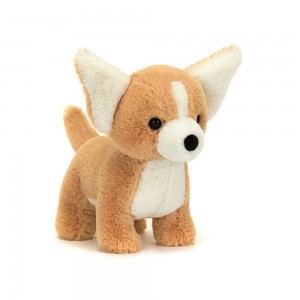 Chien Jellycat Peluche Isobel Chihuahua,6.7in x 3.5in x 6.7in Marron | 52431-NSBH