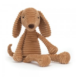Chien Jellycat Peluche Ribble Dog,14.2in x 4.3in x 3.5in Marron | 25176-LXWQ