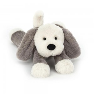 Chien Jellycat Peluche Smudge Puppy,5.1in x 4.3in x 9.4in Grise | 45206-LNQI