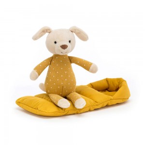 Chien Jellycat Peluche Snuggler Puppy,9.1in x 4.7in x 2.4in Marron | 62431-EABM
