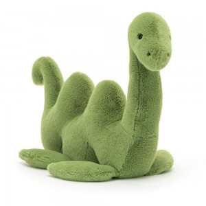 Créatures Mythiques Jellycat Peluche Nessie Nessa,23cm x 6cm x 35cm Vert | 96548-RLWC