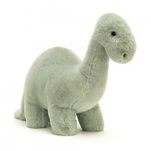 Dinosaure Jellycat Peluche Fossilly Brontosaurus,10.2in x 4.7in x 15.4in Vert | 56421-ECFK