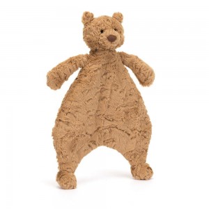Doudou Jellycat Bartholomew Bear,28cm x 22cm x 7cm Marron | 46371-MQRN