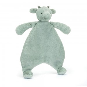 Doudou Jellycat Bashful Dragon,27cm x 20cm x 7cm Vert | 94627-QCJR