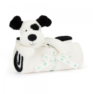 Doudou Jellycat Bashful Puppy Blankie,56cm x 70cm x 9cm Blanche | 74196-XDGO