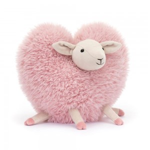 Ferme Jellycat Peluche Aimee Sheep,21cm x 22cm x 12cm Rose | 36408-TCAO