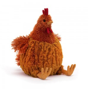 Ferme Jellycat Peluche Cecile Chicken,23cm x 10cm x 13cm Marron | 61807-ASCE