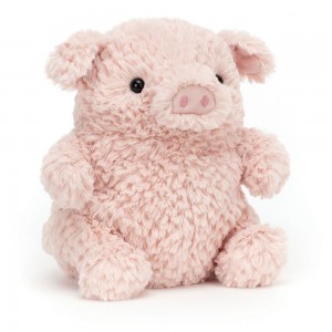 Ferme Jellycat Peluche Flumpie Pig,20cm x 15cm x 11cm Rose | 30472-ENQU