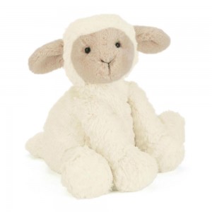 Ferme Jellycat Peluche Fuddlewuddle Lamb,23cm x 13cm x 9cm Blanche | 40679-ICWH
