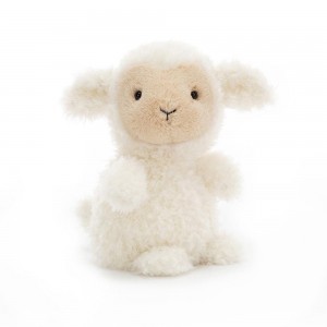 Ferme Jellycat Peluche Little Lamb,7.1in x 3.9in x 3.1in Blanche | 69748-ZSDP