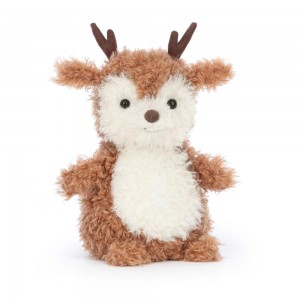 Ferme Jellycat Peluche Little Reindeer,7.1in x 3.9in x 3.1in Marron | 71045-SOJA