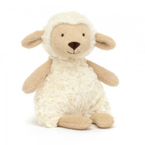 Ferme Jellycat Peluche Lollie Lamb,9.4in x 4.3in x 2.4in Blanche | 12750-TWAQ