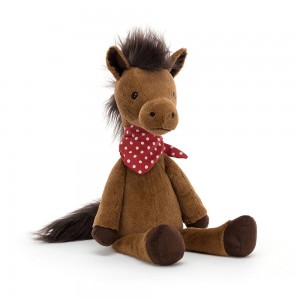 Ferme Jellycat Peluche Orson Horse,15in x 4.3in x 3.9in Marron | 18357-GUIS
