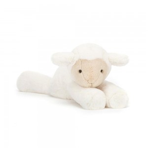 Ferme Jellycat Peluche Smudge Lamb,13cm x 11cm x 24cm Blanche | 76195-PEYN
