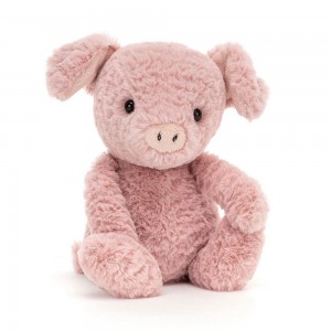 Ferme Jellycat Peluche Tumbletuft Pig,7.9in x 3.5in x 3.1in Rose | 17456-PIRJ