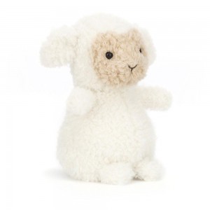 Ferme Jellycat Peluche Wee Lamb,4.7in x 2.8in x 2.4in Blanche | 37256-XHIO