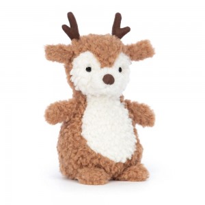 Ferme Jellycat Peluche Wee Reindeer,4.7in x 2.8in x 2.4in Marron | 27354-KWFD