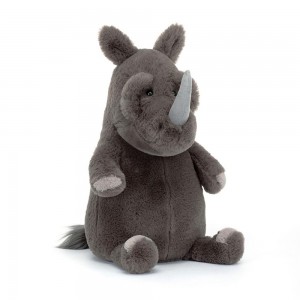 Grand Jellycat Peluche Roderick Rhinoceros,37cm x 15cm x 13cm Grise | 52897-WJBY
