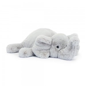 Grand Jellycat Peluche Wanderlust Elly,18cm x 12cm x 36cm Grise | 72601-JKSN
