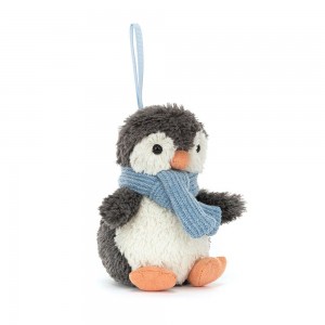 Hiver Jellycat Peluche Peanut Penguin Decoration,10cm x 6cm x 7cm Noir | 16475-PDCO