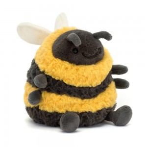 Insecte Jellycat Peluche Albee Bee,16cm x 11cm x 12cm Jaune | 24563-ABGM