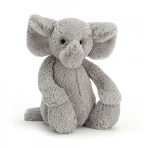 Jungle Et Safari Jellycat Peluche Bashful Elephant,31cm x 12cm x 9cm Grise | 91534-IQKJ