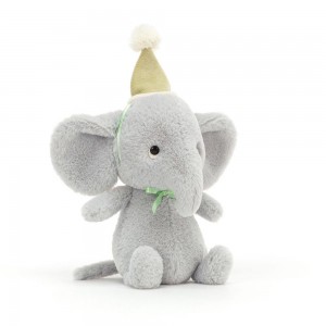 Jungle Et Safari Jellycat Peluche Jollipop Elephant,22cm x 9cm x 8cm Grise | 54938-ZOGE