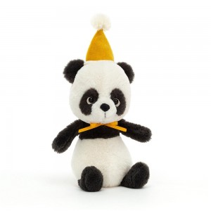 Jungle Et Safari Jellycat Peluche Jollipop Panda,22cm x 9cm x 8cm Blanche | 26135-UENR