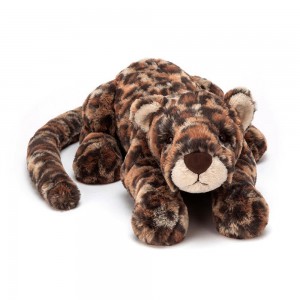 Jungle Et Safari Jellycat Peluche Livi Leopard,13cm x 14cm x 36cm Marron | 80315-IRNE