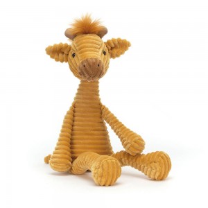 Jungle Et Safari Jellycat Peluche Ribble Giraffe,40cm x 11cm x 9cm Jaune | 43587-PEVA
