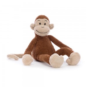 Jungle Et Safari Jellycat Peluche Slackajack Monkey,36cm x 9cm x 8cm Marron | 13920-TKSF