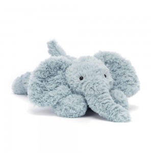 Jungle Et Safari Jellycat Peluche Tumblie Elephant,15cm x 11cm x 36cm Bleu | 10689-PQCE