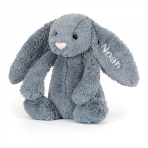 Lapin Jellycat Bashful Dusky Bunny Medium31cm x 12cm x 9cm Bleu | 56319-TFWO