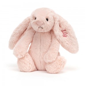 Lapin Jellycat Peluche Bashful Blush Bunny Medium31cm x 12cm x 9cm Rose | 60483-OKAJ