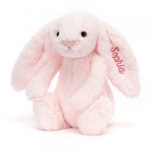 Lapin Jellycat Peluche Bashful Bunny Medium31cm x 12cm x 9cm Rose | 89346-CUDR