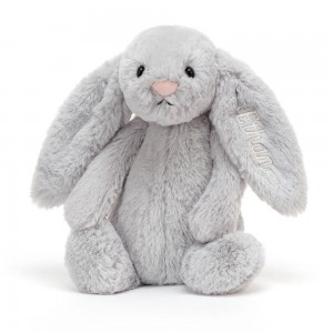 Lapin Jellycat Peluche Bashful Bunny Medium31cm x 12cm x 9cm Grise | 54069-OZEH