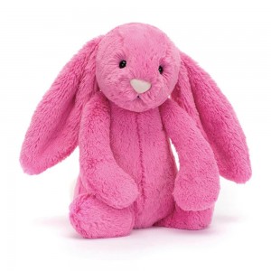 Lapin Jellycat Peluche Bashful Hot Bunny,31cm x 12cm x 9cm Rose | 91562-JNMO
