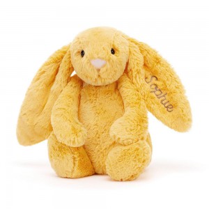 Lapin Jellycat Peluche Bashful Sunshine Bunny Medium31cm x 12cm x 9cm Jaune | 67983-YNDP