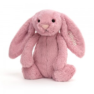 Lapin Jellycat Peluche Bashful Tulip Bunny Medium31cm x 12cm x 9cm Rose | 13097-ZELM